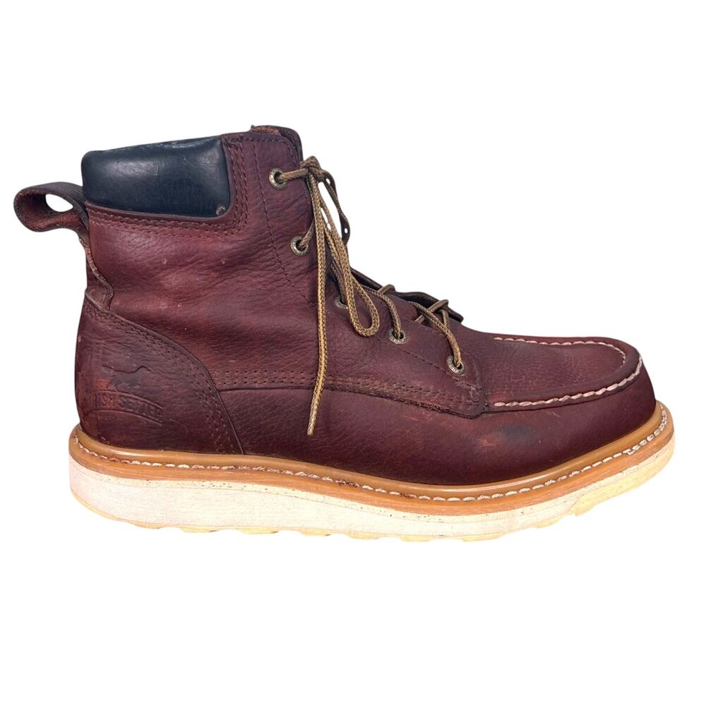 Red Wing Irish Setter Ashby Soft Toe Brown Leather Work Boot Size 10.5 D